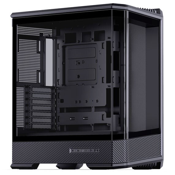 Case Jonsplus D400 Midi-Tower ATX Vetro Temperato Nero - Immagine 1