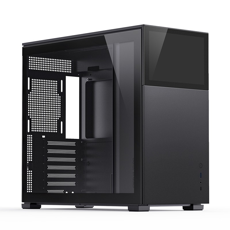 Case Jonsbo D41 Screen ATX Vetro Temperato Nero - Immagine 1