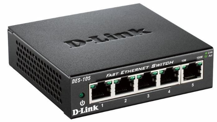 SWITCH D-LINK DES-105 - Immagine 1