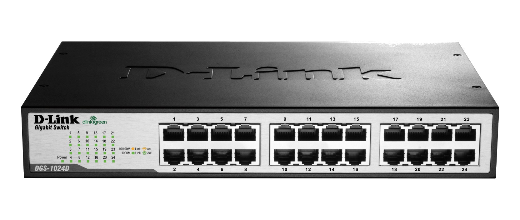 Switch D-Link 24 Porte 10/100/1000 Mbps DGS-1024D/E - Immagine 1