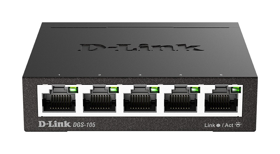 Switch D-Link 5 Porte 10/100 Mbps DGS-105/E - Immagine 1