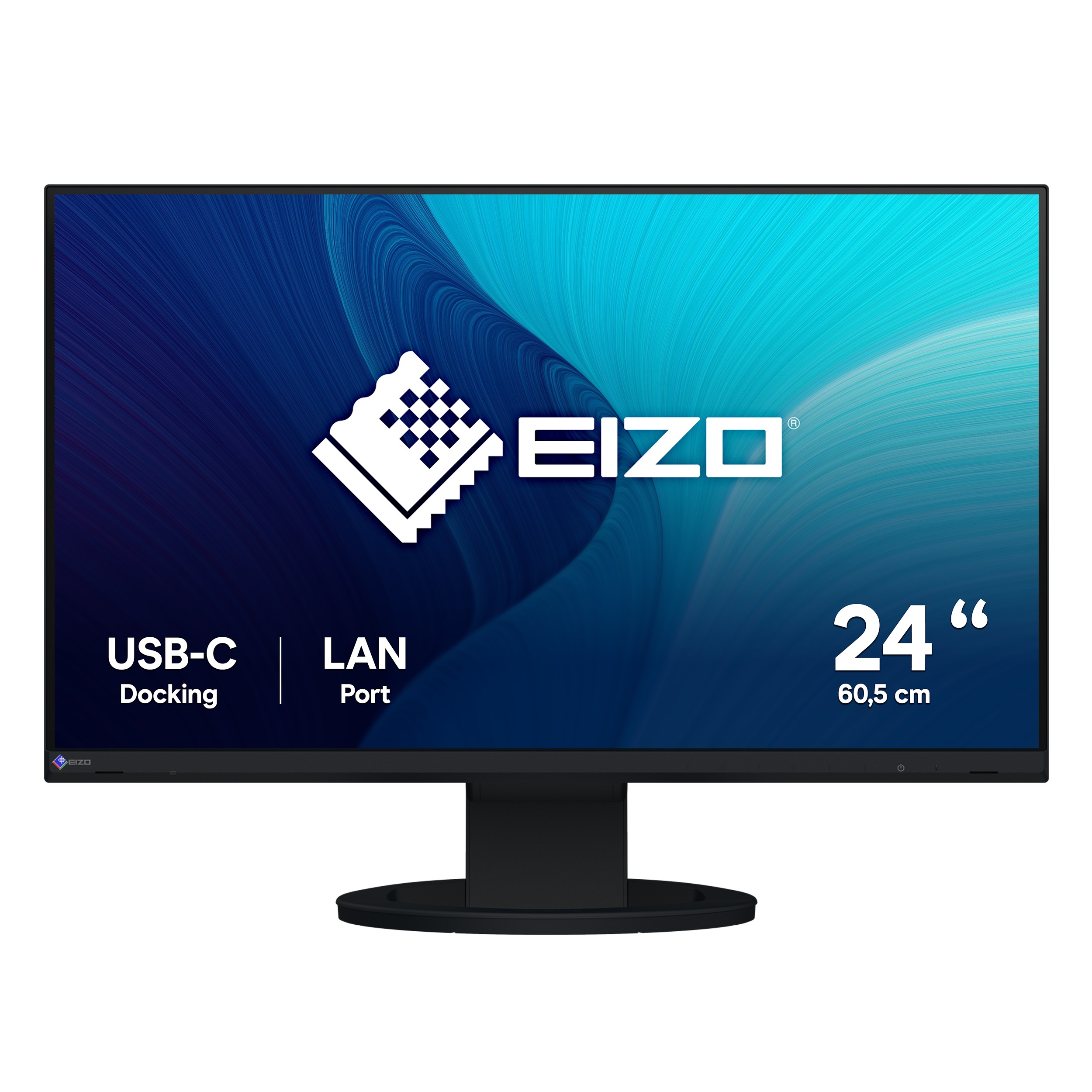 Monitor EIZO FlexScan EV2490-BK 24'' FullHD 60 Hz USB-C IPS LED Nero - Immagine 1