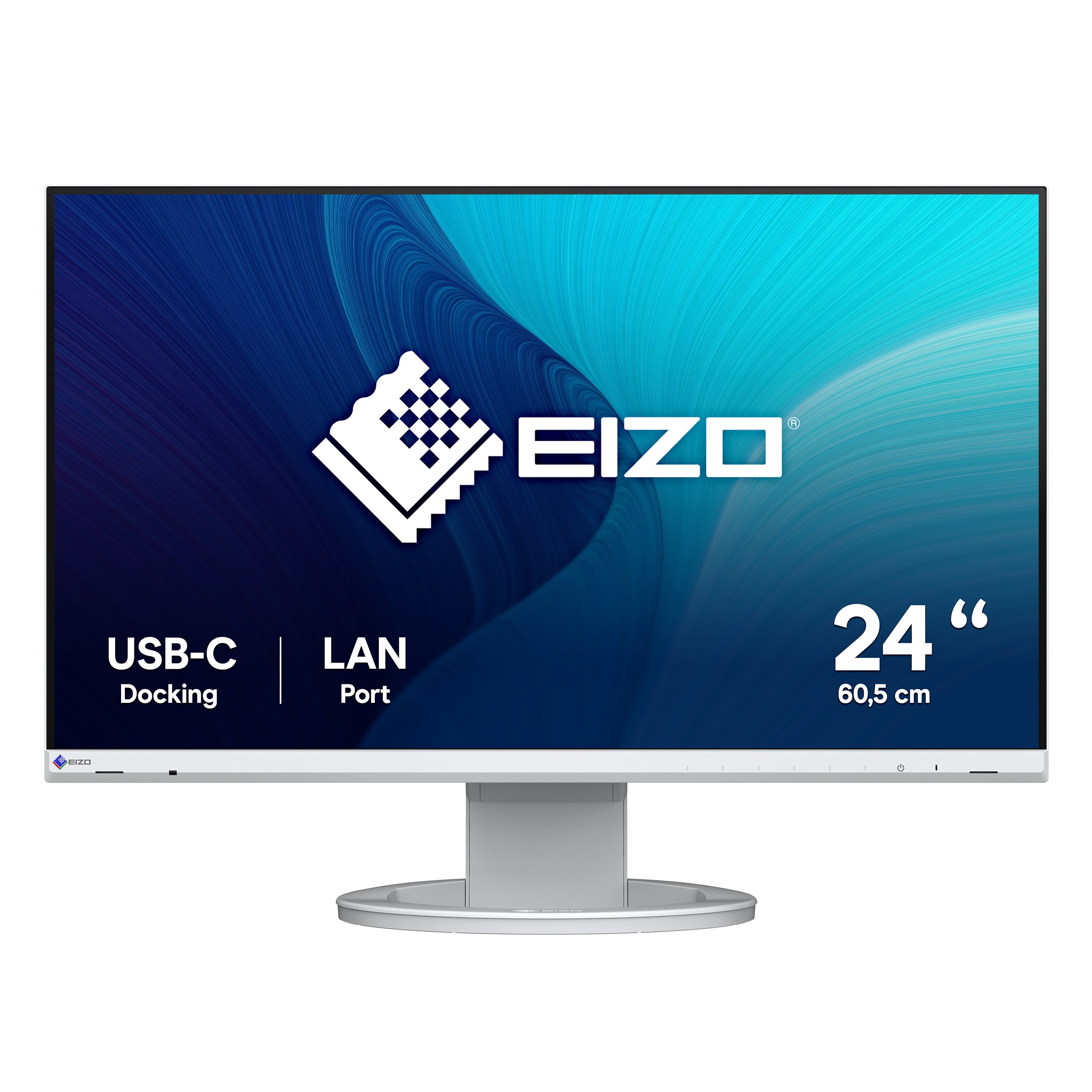 Monitor EIZO FlexScan EV2490-WT 24'' FullHD IPS 60 Hz USB-C LED Bianco - Immagine 1