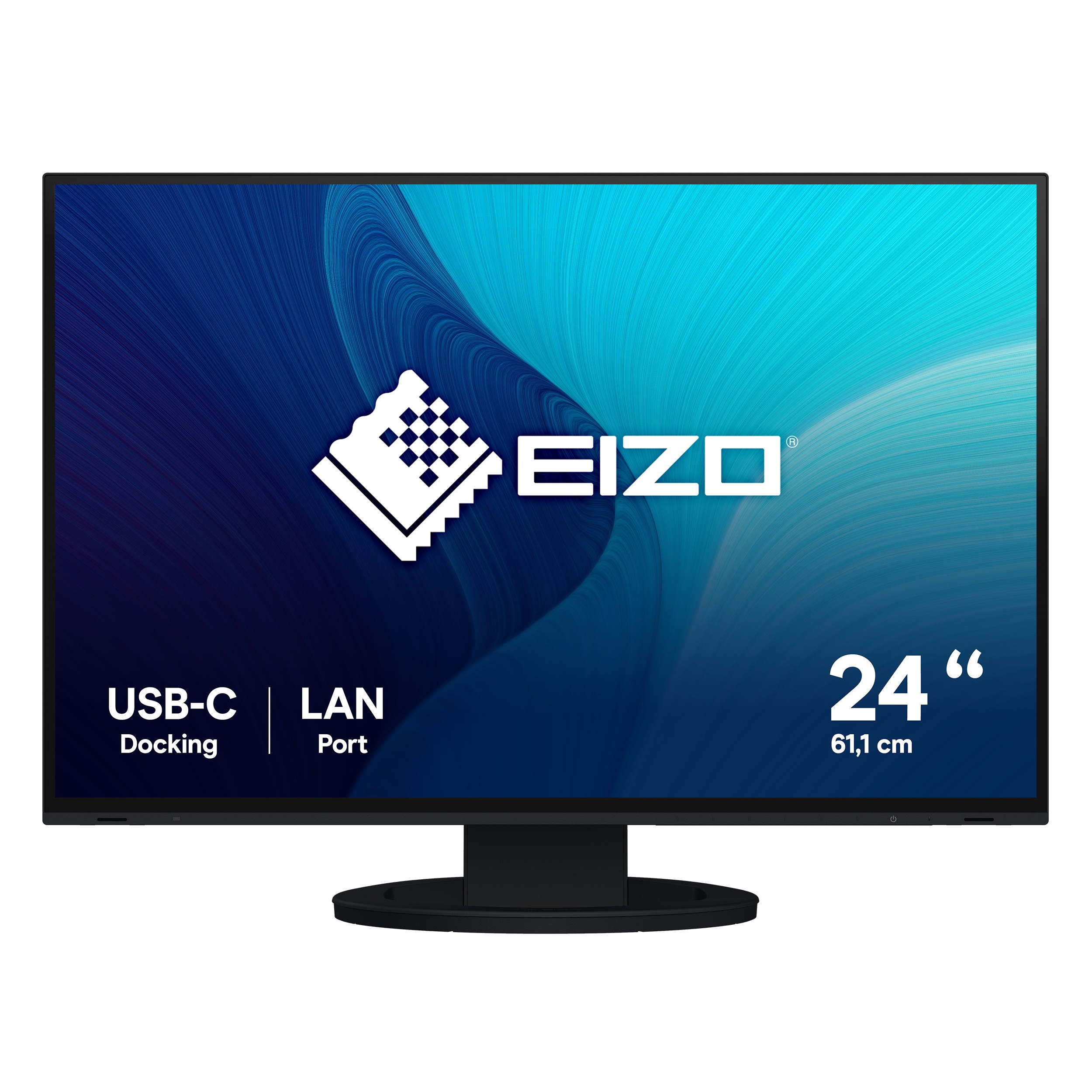 Monitor EIZO EV2495-BK 24'' WUXGA IPS HDMI USB-C LED Nero - Immagine 1