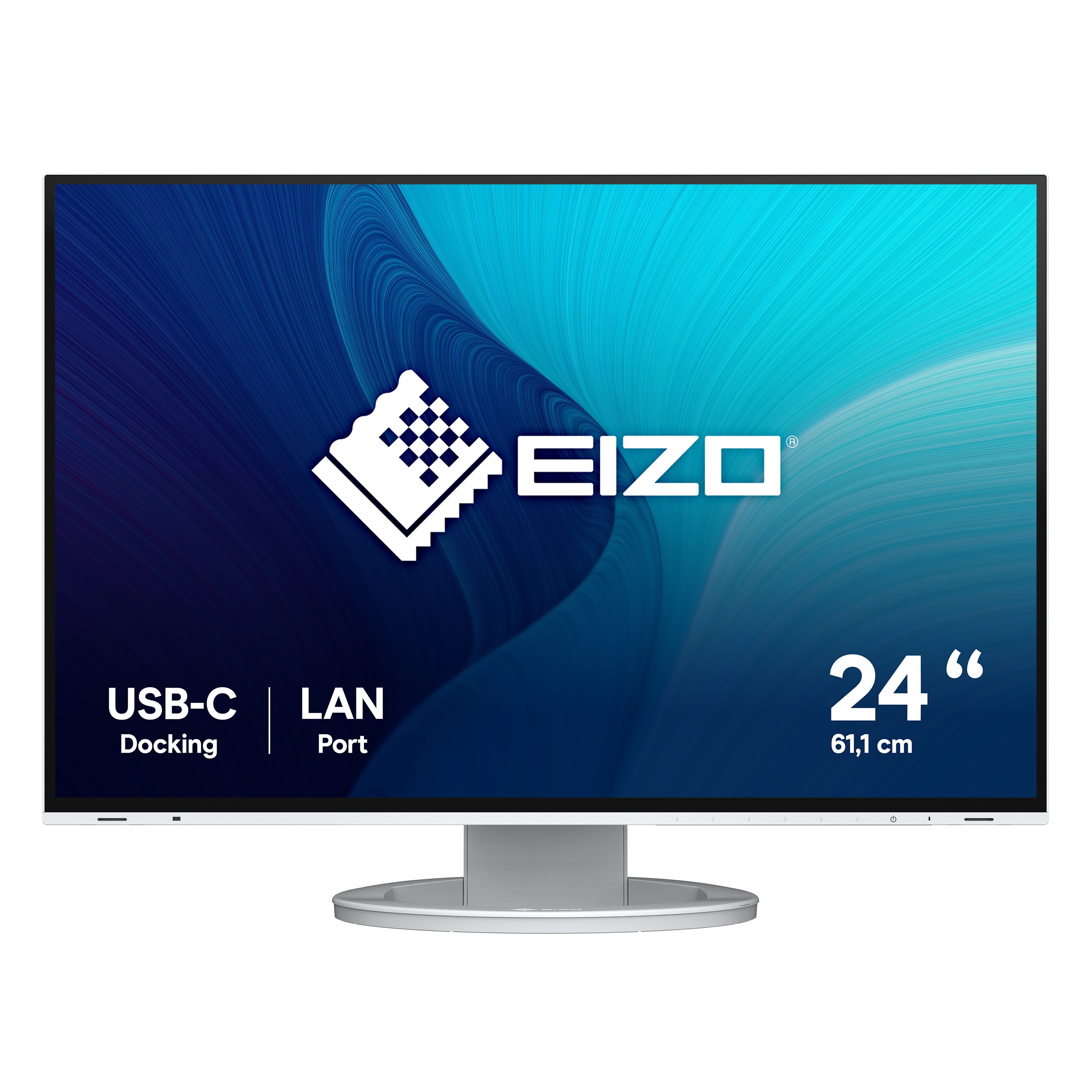 Monitor EIZO EV2495-WT 24'' WUXGA IPS HDMI USB-C LED Bianco - Immagine 1