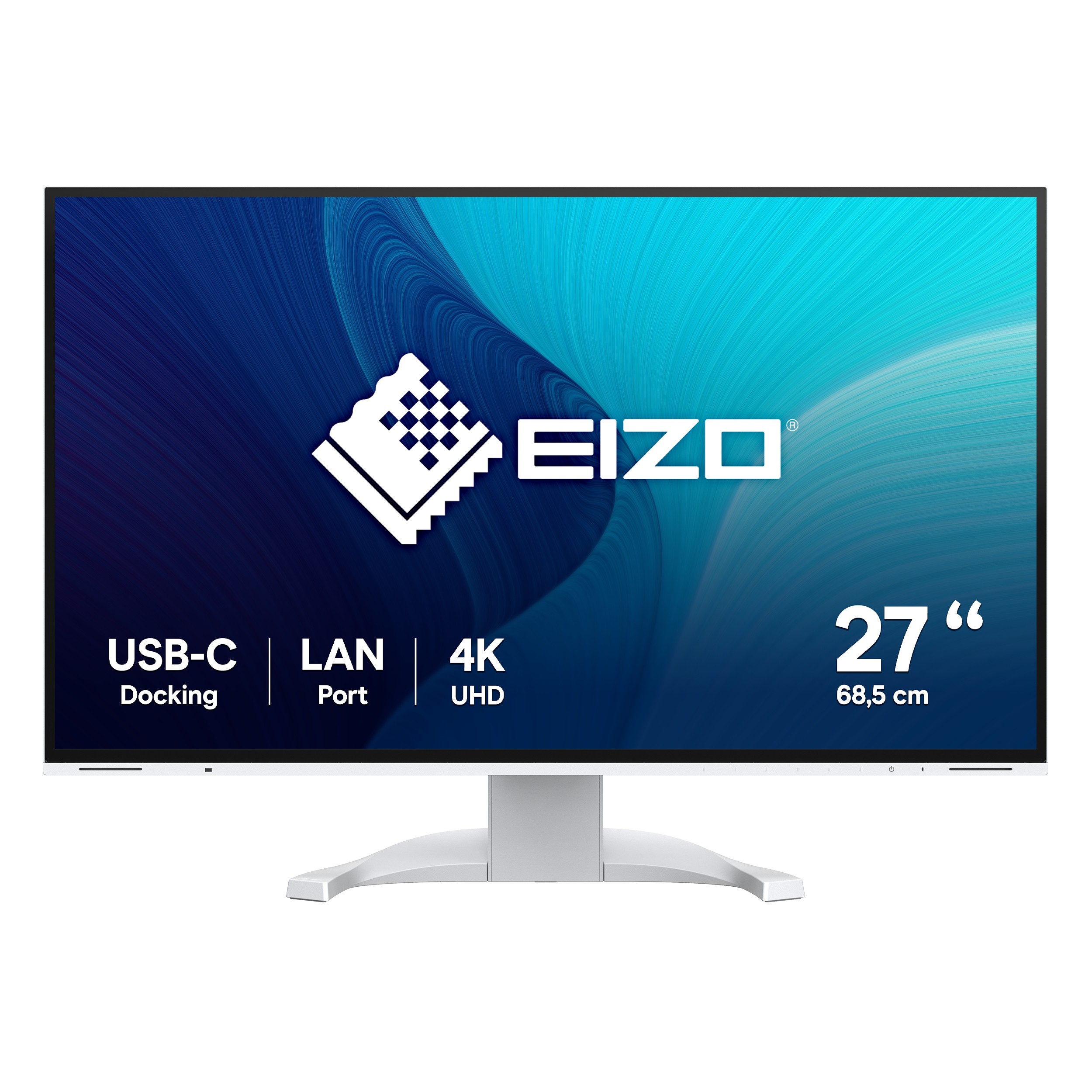 Monitor EIZO EV2740X-WT 27'' UltraHD/4K IPS LAN USB-C LED Bianco - Immagine 1