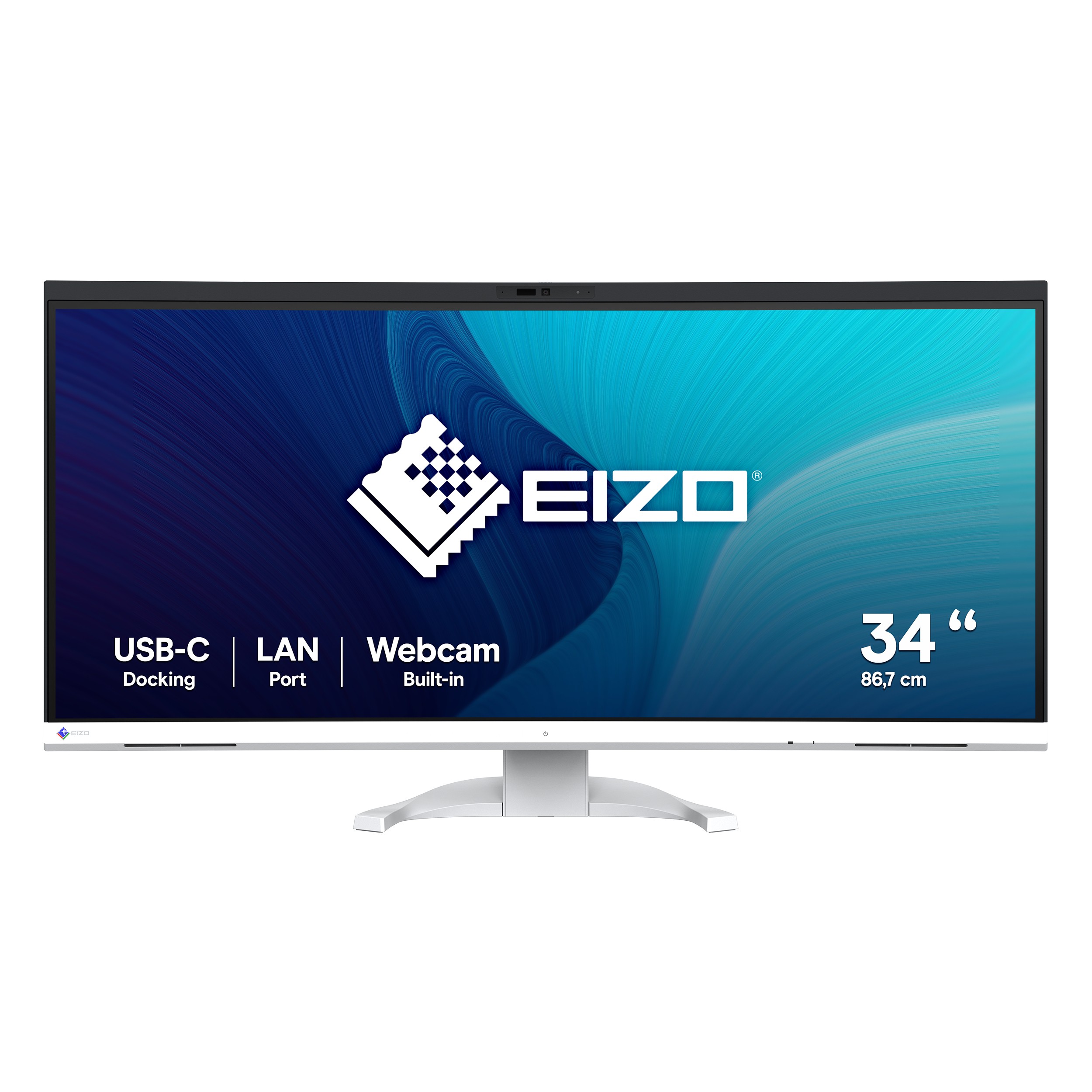 Monitor Eizo FlexScan EV3450XC-WT 34'' UWQHD IPS Webcam USB-C Bianco - Immagine 1