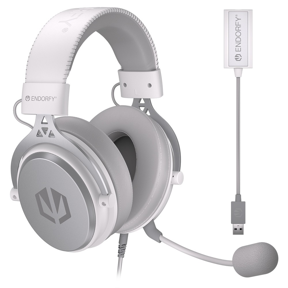 Headset ENDORFY VIRO Plus USB Bianco - Immagine 1