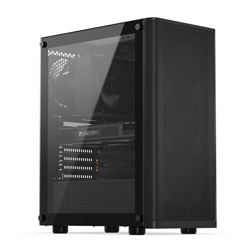 Case ENDORFY Ventum 200 Air Nero Midi Tower Vetro Temperato - Immagine 1