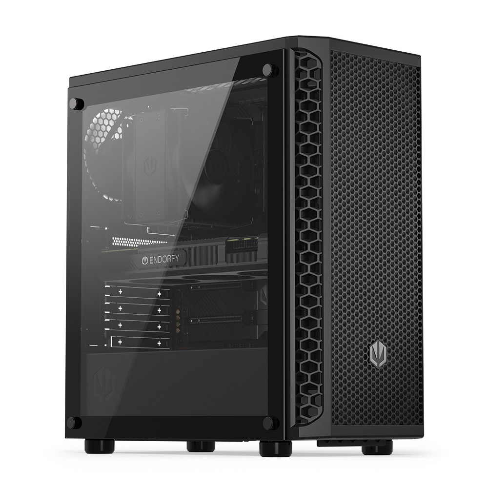Case ENDORFY Signum 300 Air Nero Midi Tower Vetro Temperato - Immagine 1