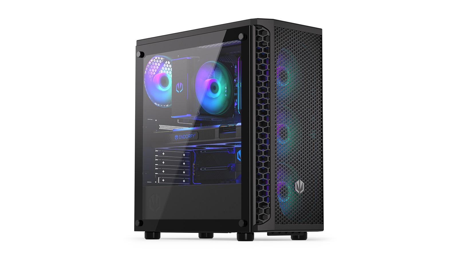 Case Endorfy Signum 300 ARGB Midi-Tower Nero - Immagine 1