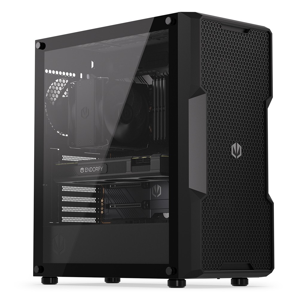Case ENDORFY Regnum 400 Air Nero Midi Tower Vetro Temperato - Immagine 1