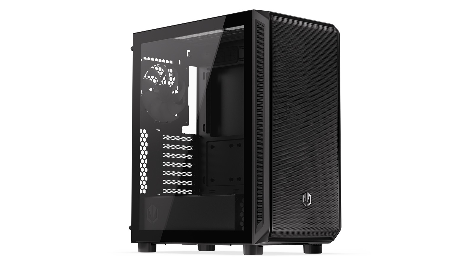 Case Endorfy ARX 500 ARGB Mini-Tower Vetro Temperato Nero - Immagine 1