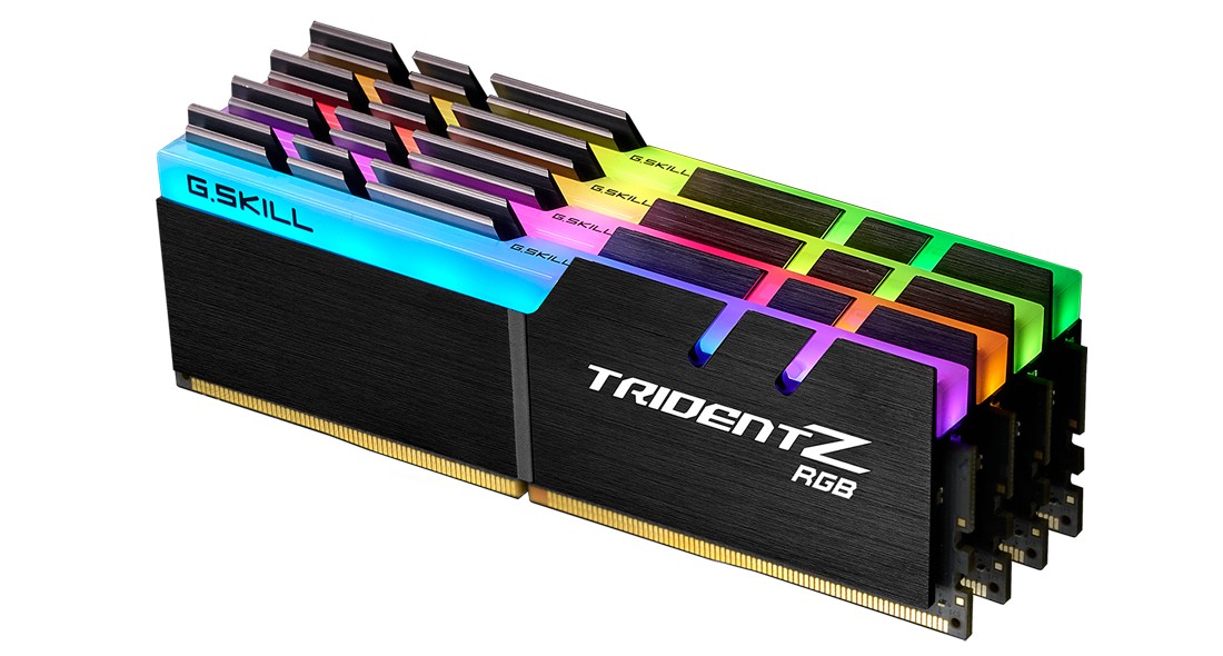 RAM GSKILL TRIDENT Z RGB DDR4 32 GB (4X8) 3600 MHz INTEL XMP 2.0 CL 18 - Immagine 1
