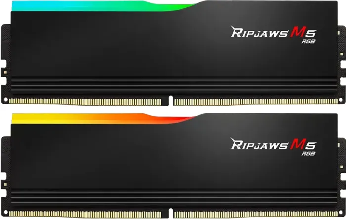 Ram G.Skill Ripjaws M5 DDR5 32GB (2x16) 5200Mhz RGB CL40 XMP 3.0 Nero - Immagine 1