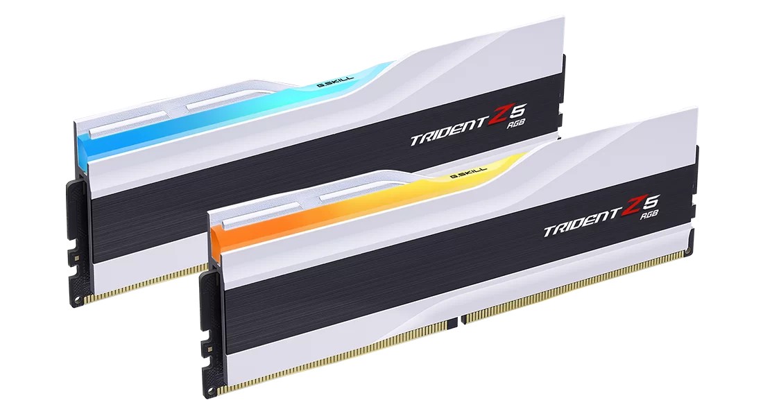 Ram G.Skill Trident Z5 DDR5 6000Mhz 32GB (2x16GB) RGB CL28 Bianco XMP - Immagine 1