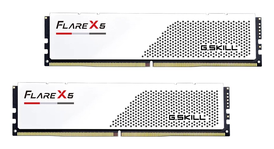 Ram G.Skill Flare X5 DDR5 6000Mhz 64GB (2x32GB) CL28 Bianco EXPO - Immagine 1