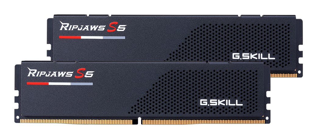 Ram G.Skill Ripjaws S5 DDR5 6000Mhz 64GB (2x32GB) CL28 Nero XMP - Immagine 1