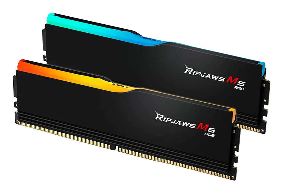 Ram G.Skill Ripjaws M5 32 DDR5 6000Mhz 32GB (2x16GB) RGB CL36 Nero XMP - Immagine 1
