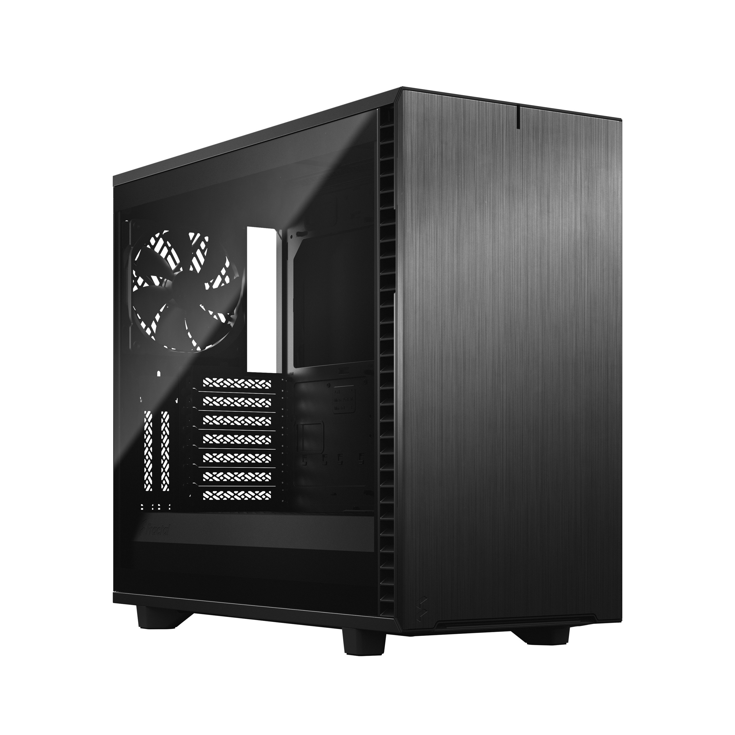 Case Fractal Define 7 TG Dark Tint Midi-Tower Vetro Temperato Nero - Immagine 1