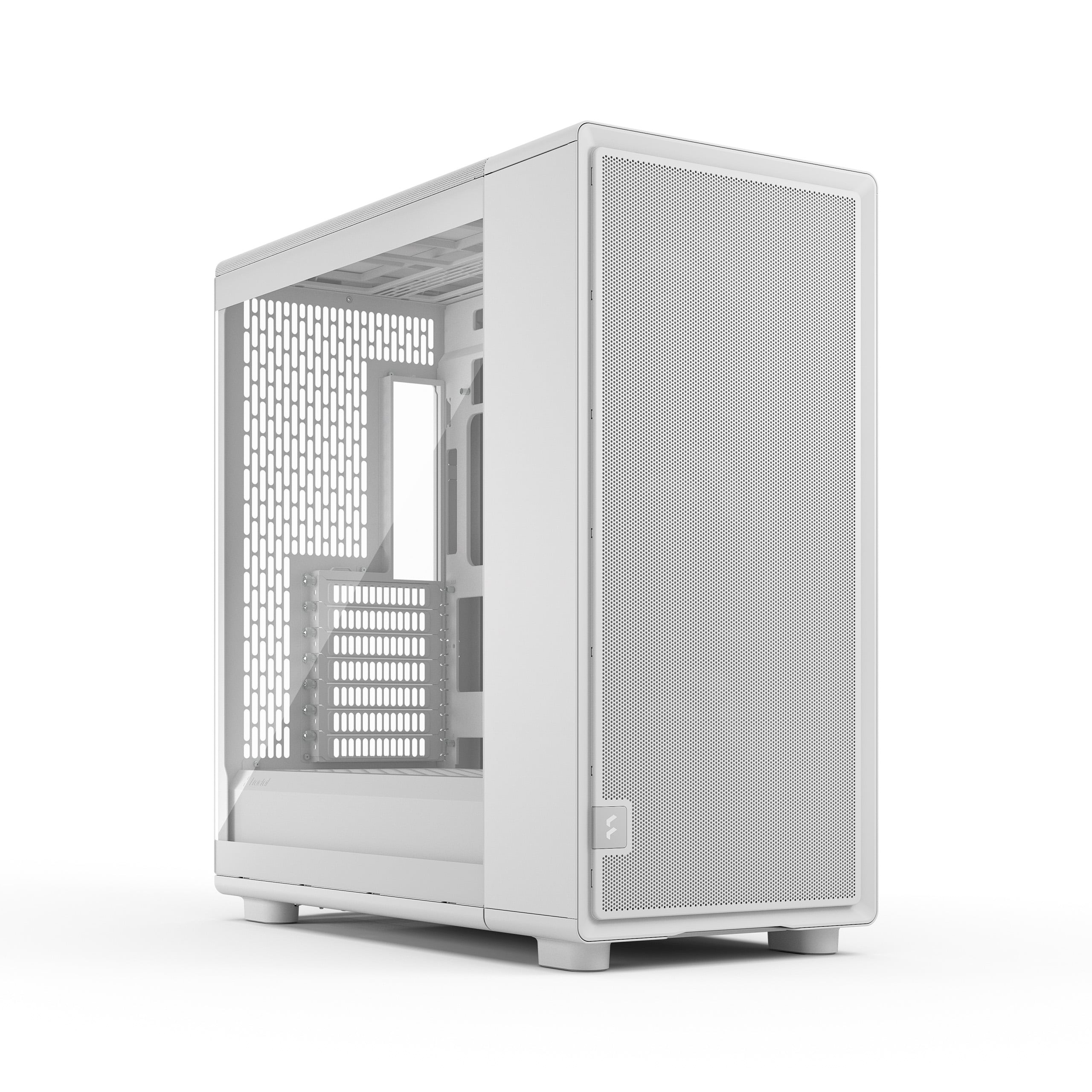 Case Fractal Design Epoch XL White TG Clear Tint Mid-Tower E-ATX Vetro Temperato Bianco - Immagine 1