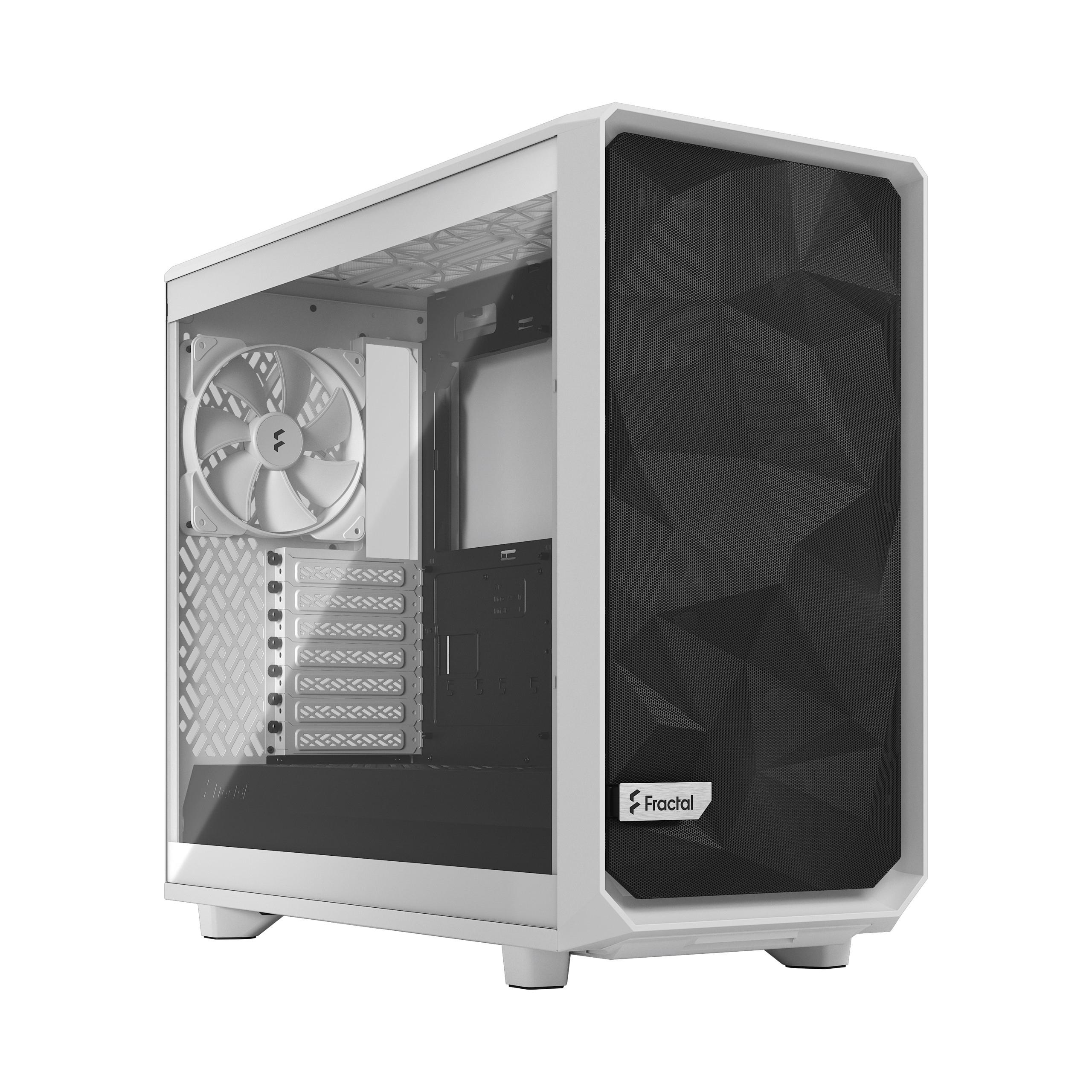 Case Fractal Design Meshify 2 Lite Bianco TG Trasparente Bianco Midi Tower E-ATX - Immagine 1