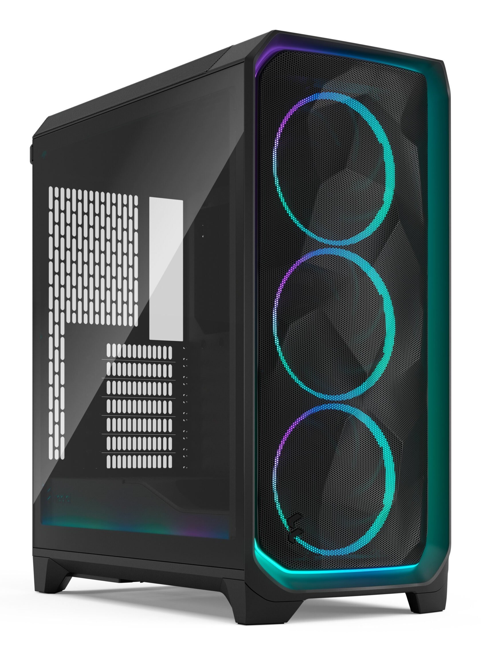 Case Fractal Design Meshify 3 Ambience Pro RGB Light Tint Black Midi Tower - Immagine 1