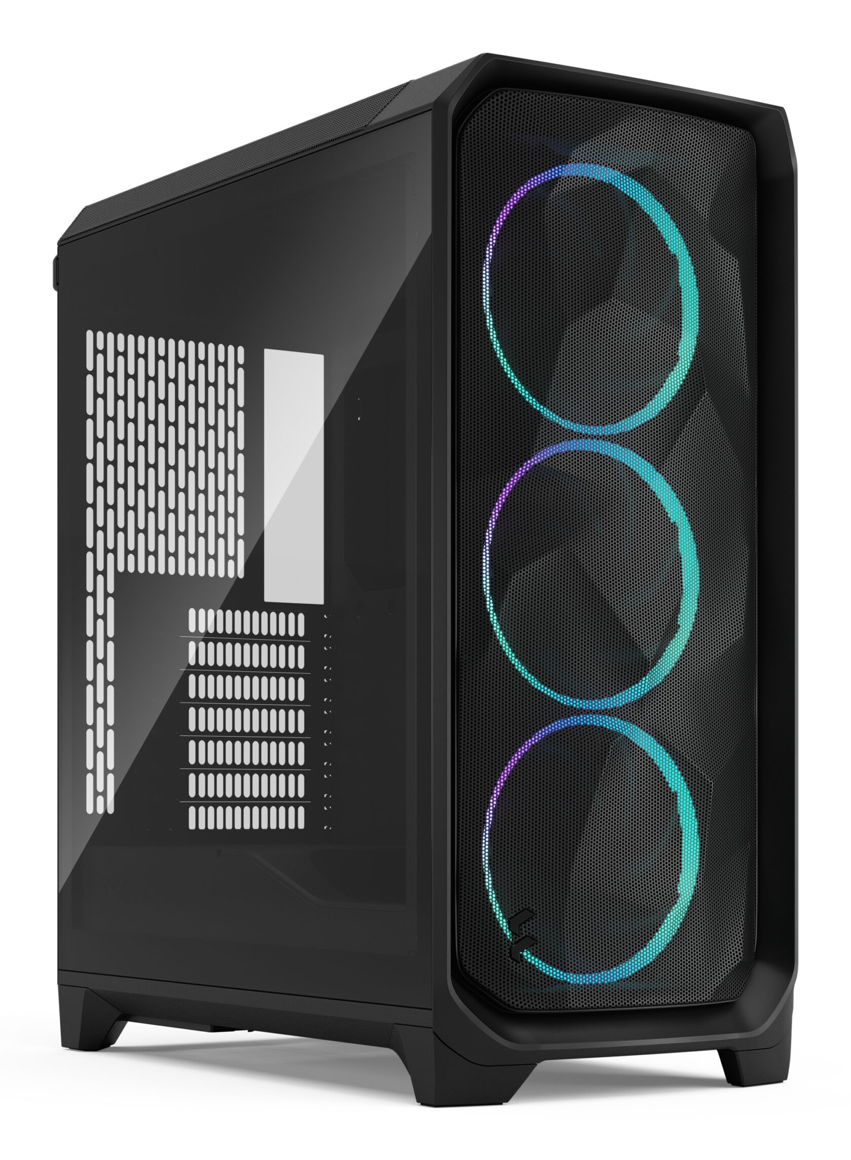 Case Fractal Design Meshify 3 RGB TG Light Midi-Tower E-ATX Nero - Immagine 1