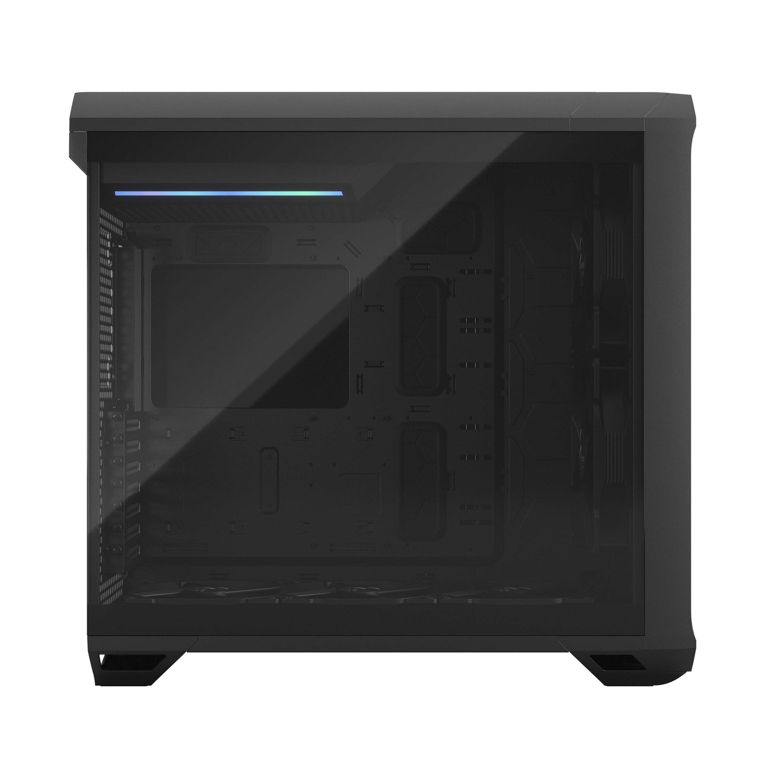Case Fractal Design Torrent Midi-Tower Light Tint Vetro Temperato Nero - Immagine 1