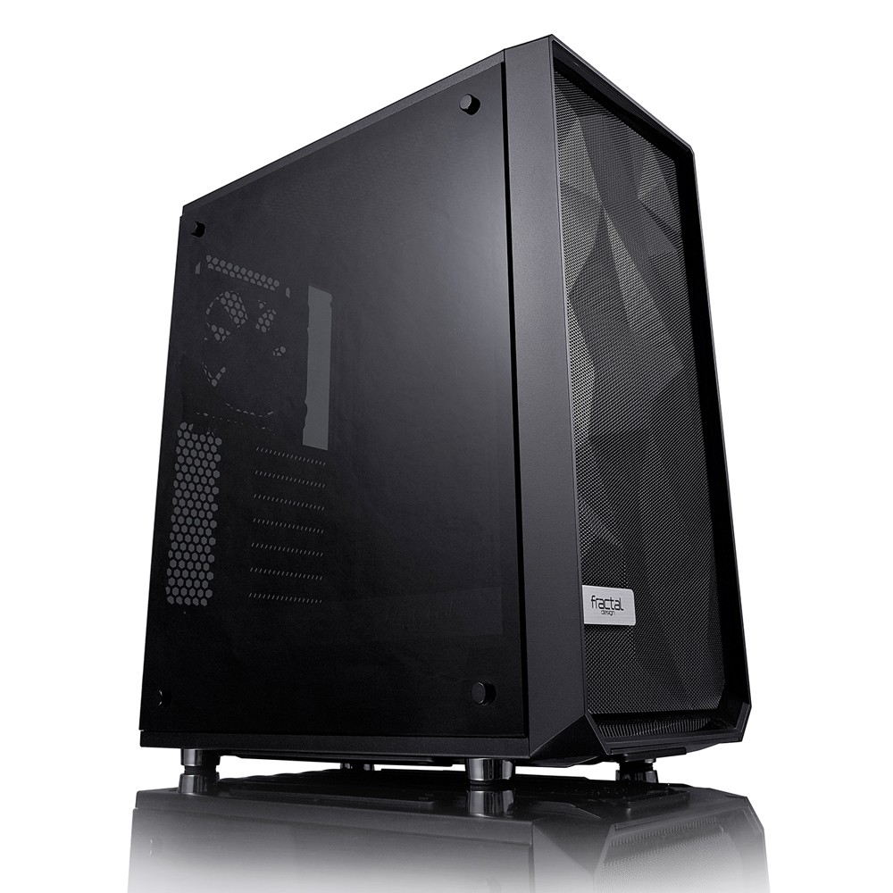Case Fractal Design Meshify C Midi-Tower Dark Vetro Temperato nero - Immagine 1