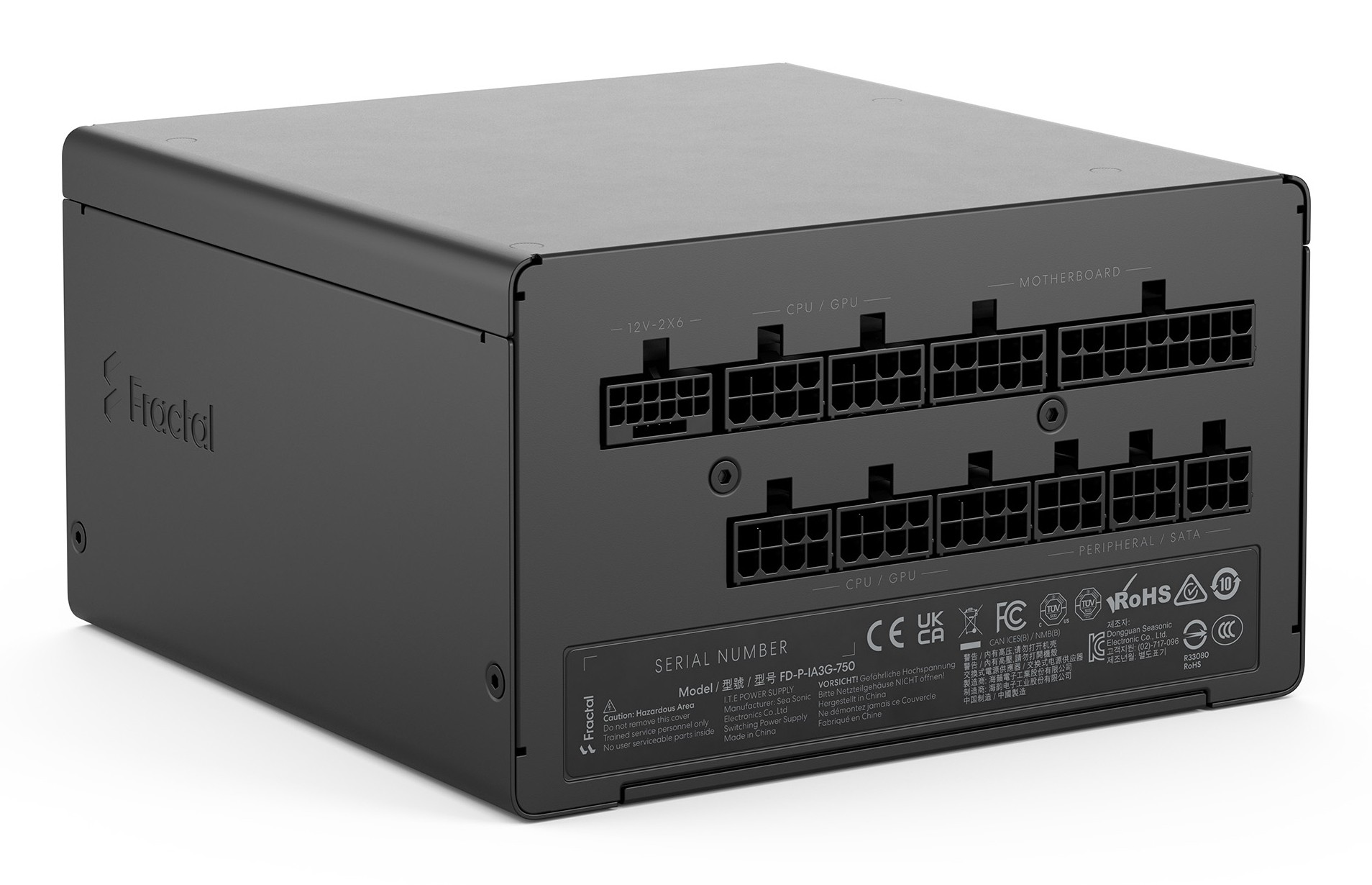 Alimenatore Fractal Design Ion 3 Gold 750W 24-pin ATX Nero - Immagine 1