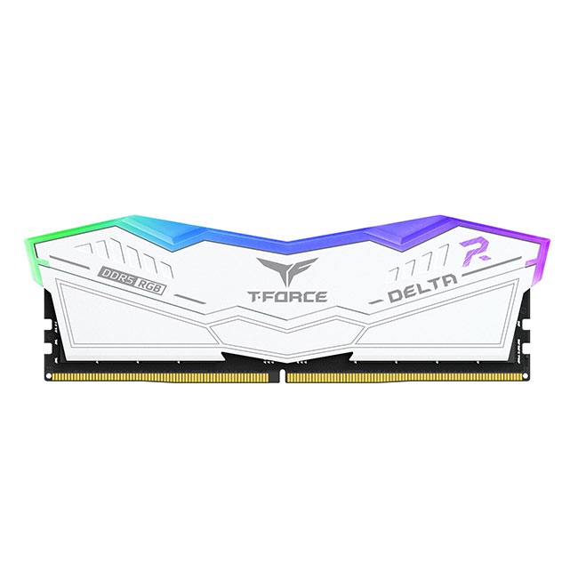 Ram TEAM GROUP DELTA DDR5 6400MHz 32GB (2x16) RGB XMP 3.0 CL 40 BIANCO - Immagine 1