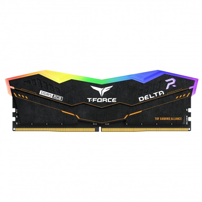Ram TEAM GROUP T-FORCE DELTA TUF DDR5 6000MHz 32GB (2x16)RGB XMP 3.0 CL38 NERO - Immagine 1