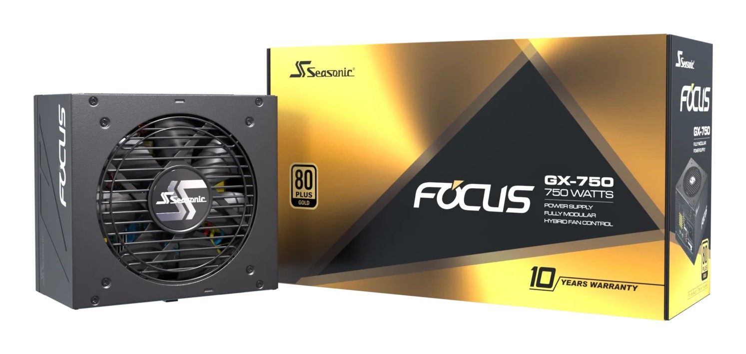 Alimentatore Seasonic FOCUS GX-750-V4 750W ATX3.1 Nero - Immagine 1