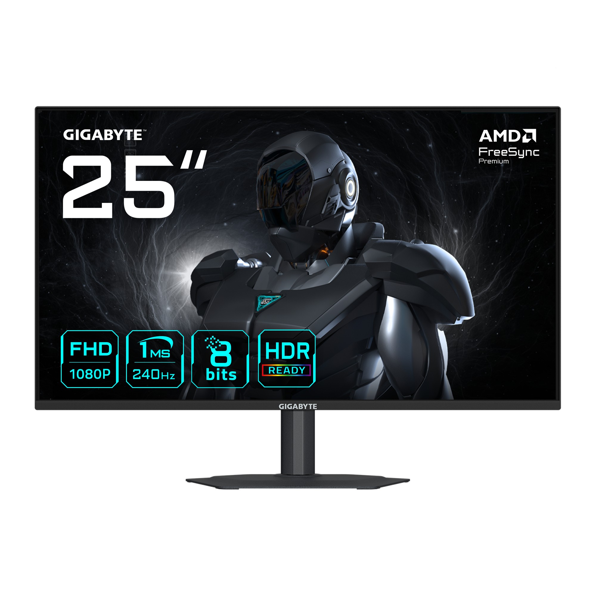 Monitor Da Gaming GIGABYTE G25F2A 25 FHD 240Hz SS-IPS FreeSync Premium - Immagine 1