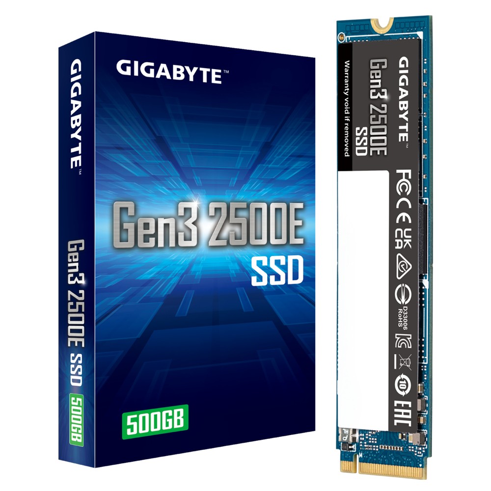 SSD M.2 GIGABYTE Gen3 2500E PCIe 3.0 500GB - Immagine 1
