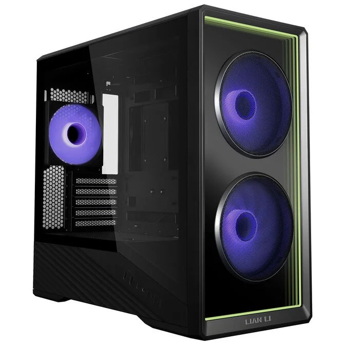 Case Lian Li Vector V150 Mini Tower mATX Vetro Temperato Specchio infinito Nero