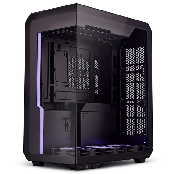 Case Ssupd Xhuttle Midi Tower ATX Vetro Temperato RGB Nero - Immagine 1