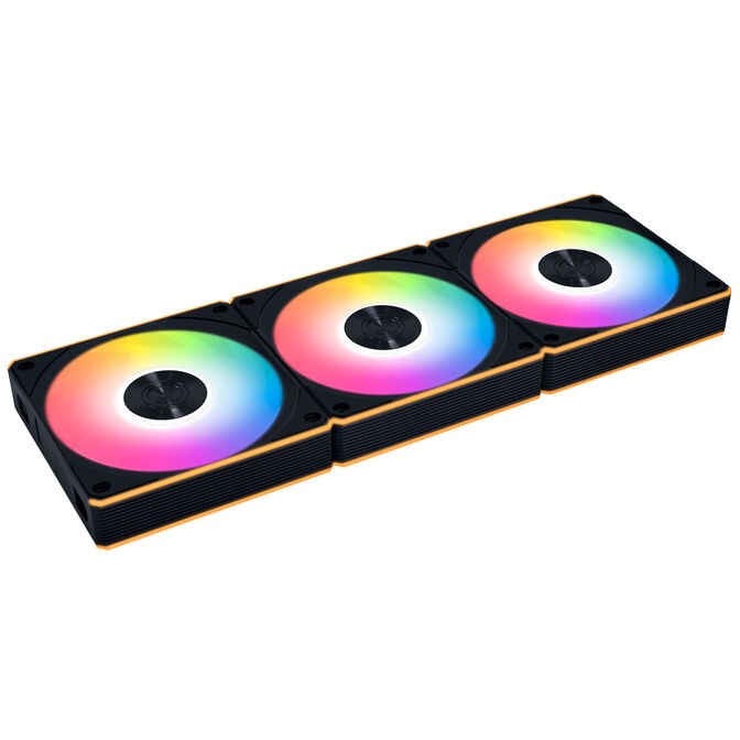 Ventola Lian Li UNI FAN CL FLEX Wireless Reverse Blade ARGB PWM 120mm kit Da 3 Con Controller Nero