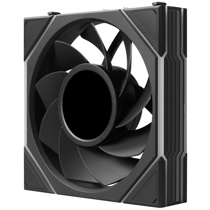 Ventola Lian Li UNI FAN TL Wireless LCD FLEX ARGB Reverse Blade 120mm Nero