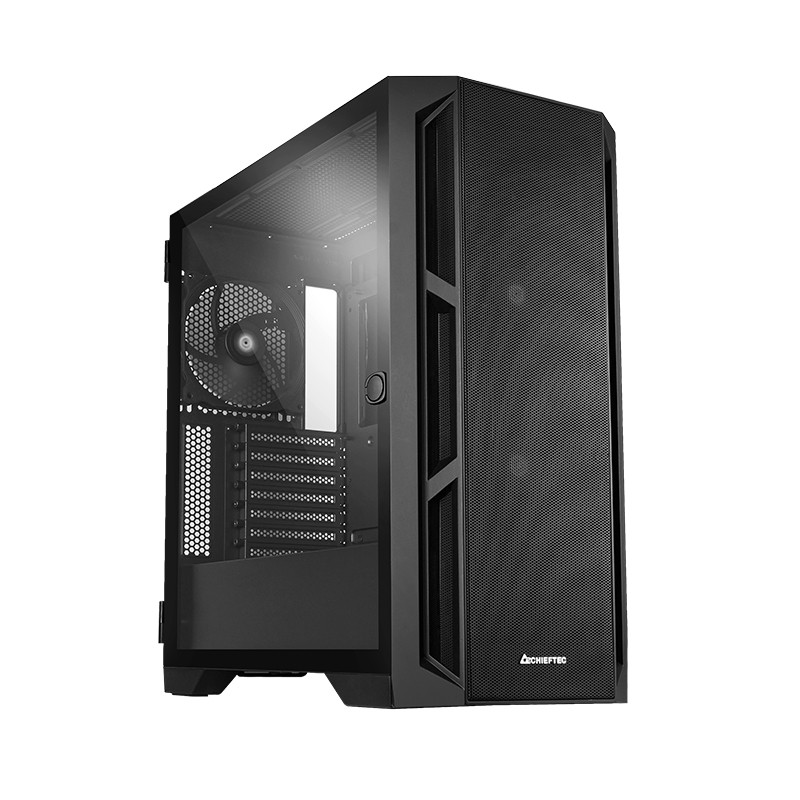 Case Chieftec Apex Air GA-01B-M-OP Midi-Tower Nero - Immagine 1