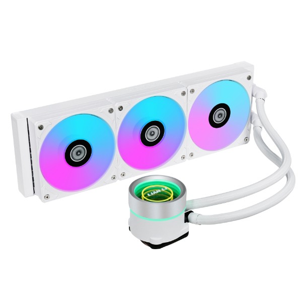 Dissipatore A Liquido Lian Li GALAHAD II 360mm Trinity ARGB Bianco - Immagine 1