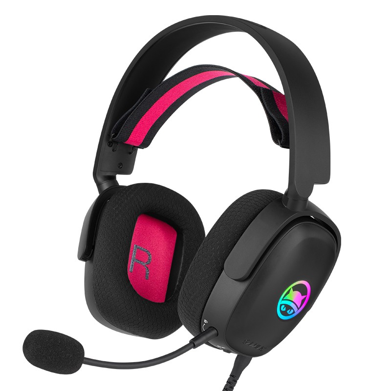 Headset GAMIAC HS71 Auricolare Cablato A Padiglione Gaming USB tipo-C Nero - Immagine 1