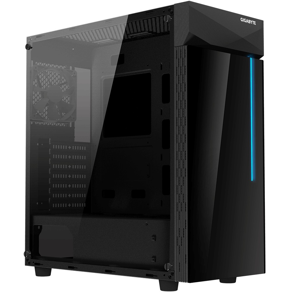 Case GIGABYTE GB-C200G Nero Vetro Temperato Midi Tower - Immagine 1