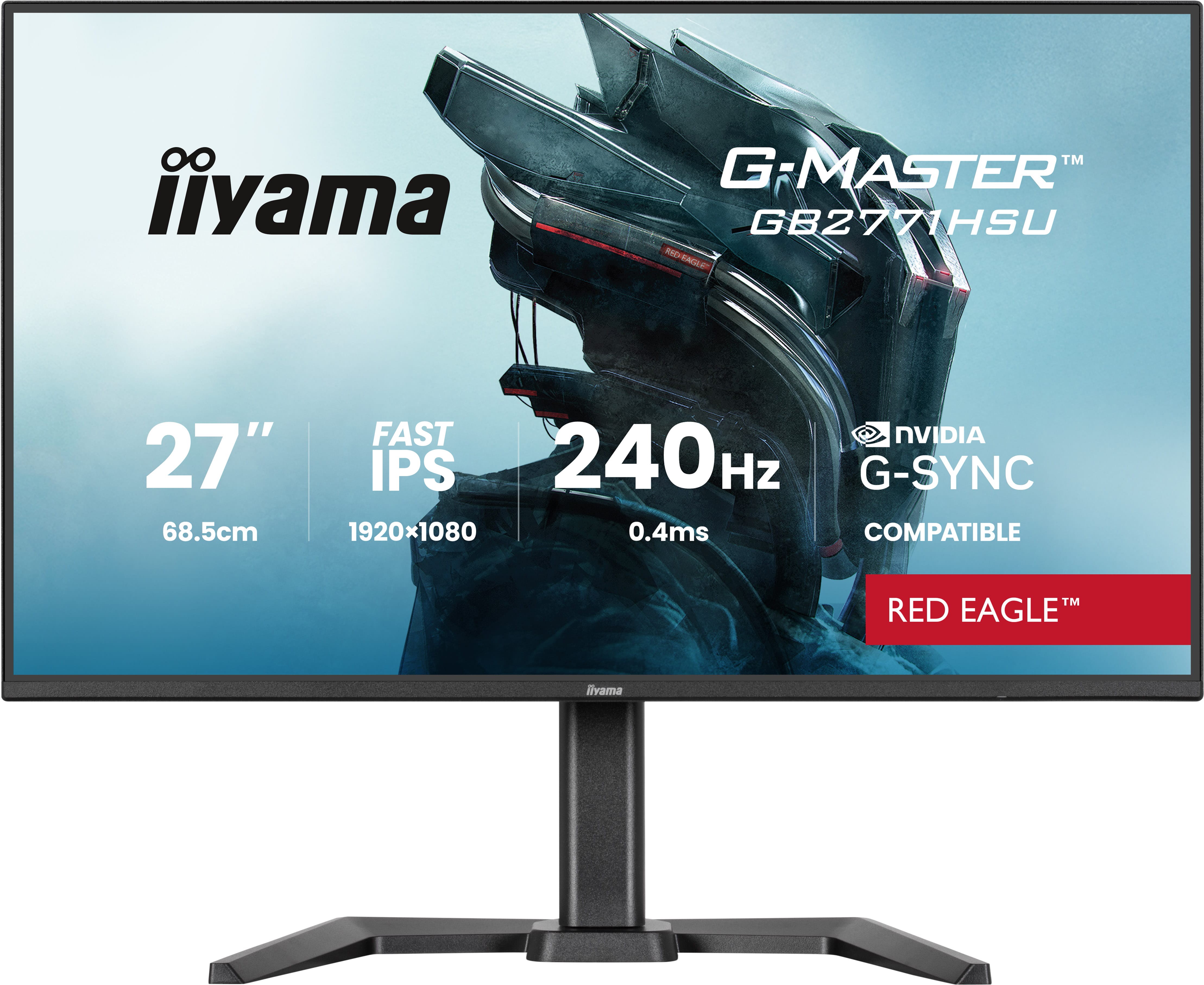 Monitor iiyama G-MASTER GB2771HSU-B1 27 1920 x 1080 Pixel Full HD Nero - Immagine 1