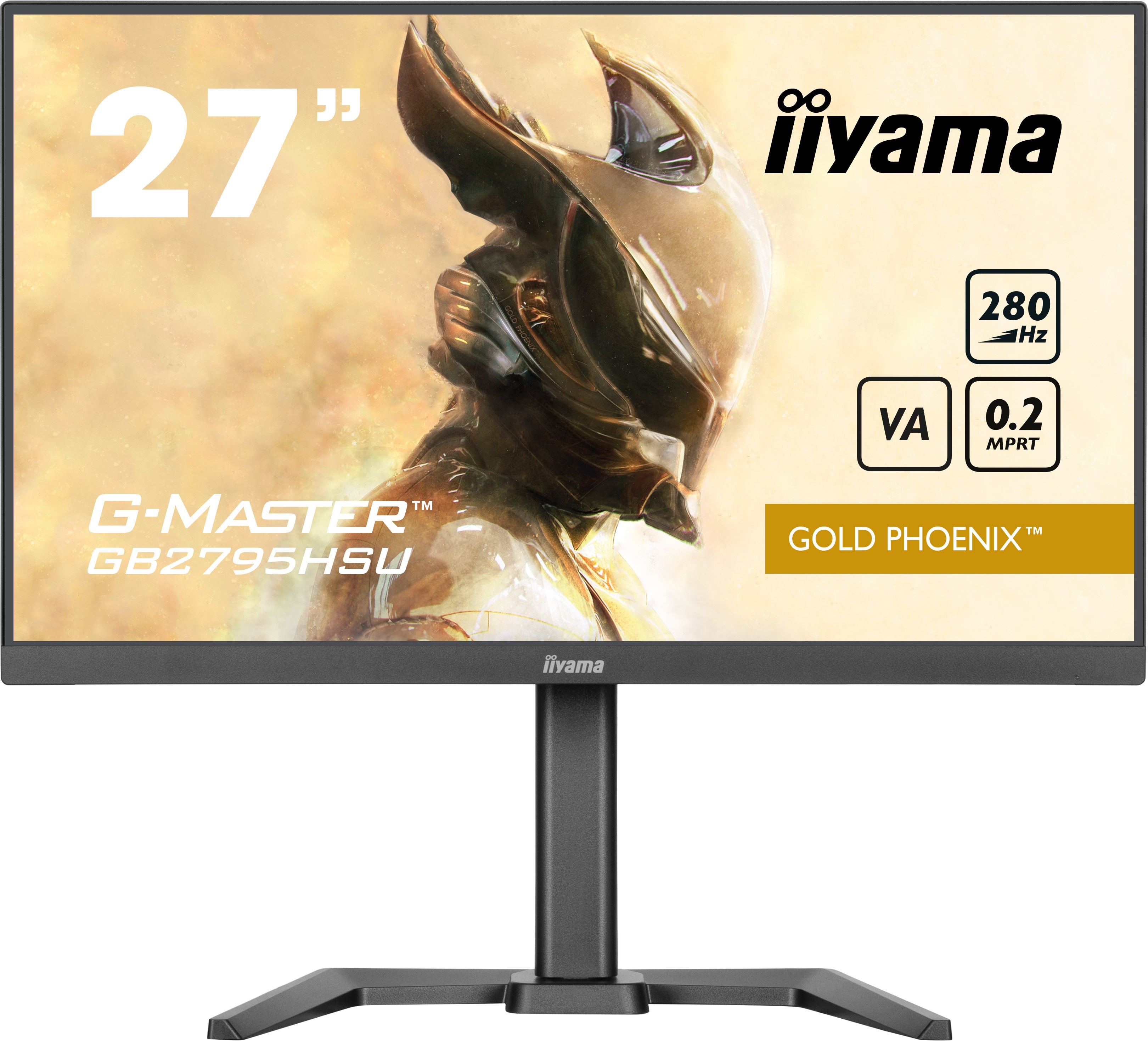 Monitor IIYAMA G-Master GB2795HSU-B1 Monitor IIYAMA Gold Phoenix 27 Nero Full HD VA HDR 280Hz - Immagine 1