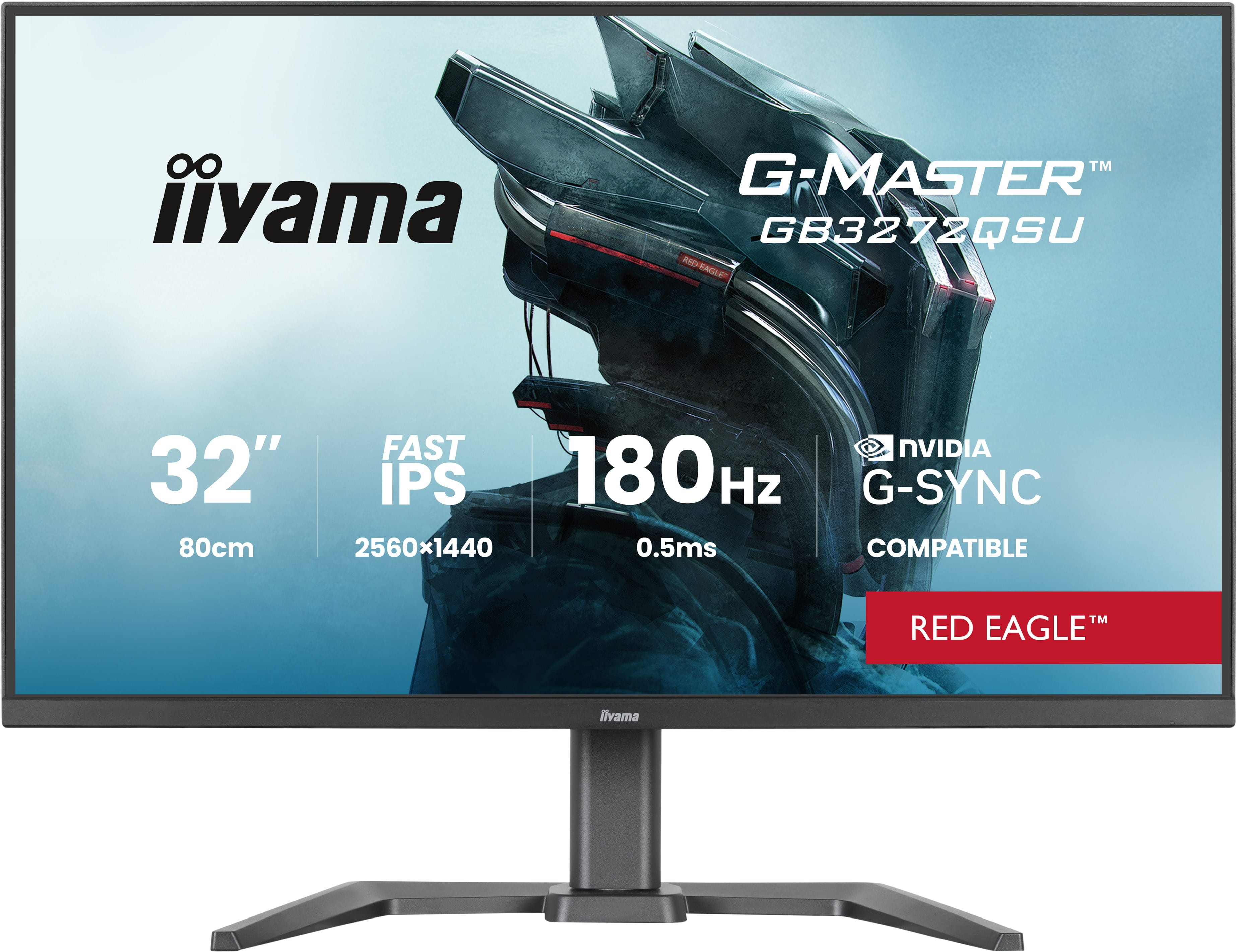 Monitor iiyama G-MASTER GB3272QSU-B1 32 2560 x 1440 Pixel Quad HD LED Nero - Immagine 1