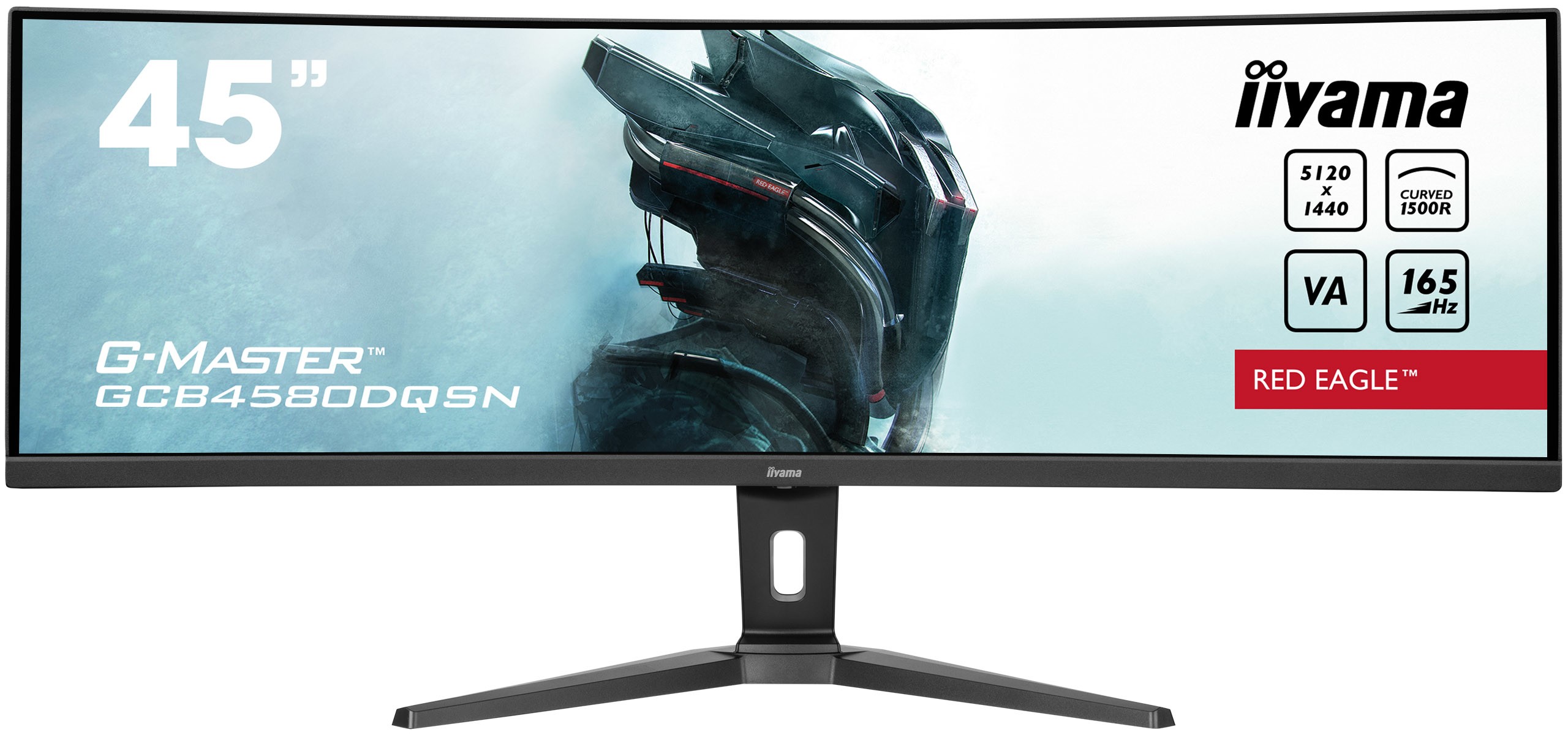 Monitor Iiyama G-Master GCB4580DQSN-B1 45'' DQHD Curvo Nero - Immagine 1