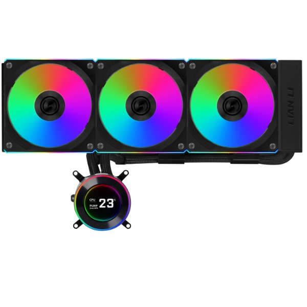 Dissipatore A Liquido Lian Li HYDROSHIFT II LCD-C 360CL ARGB 360mm Nero - Immagine 1