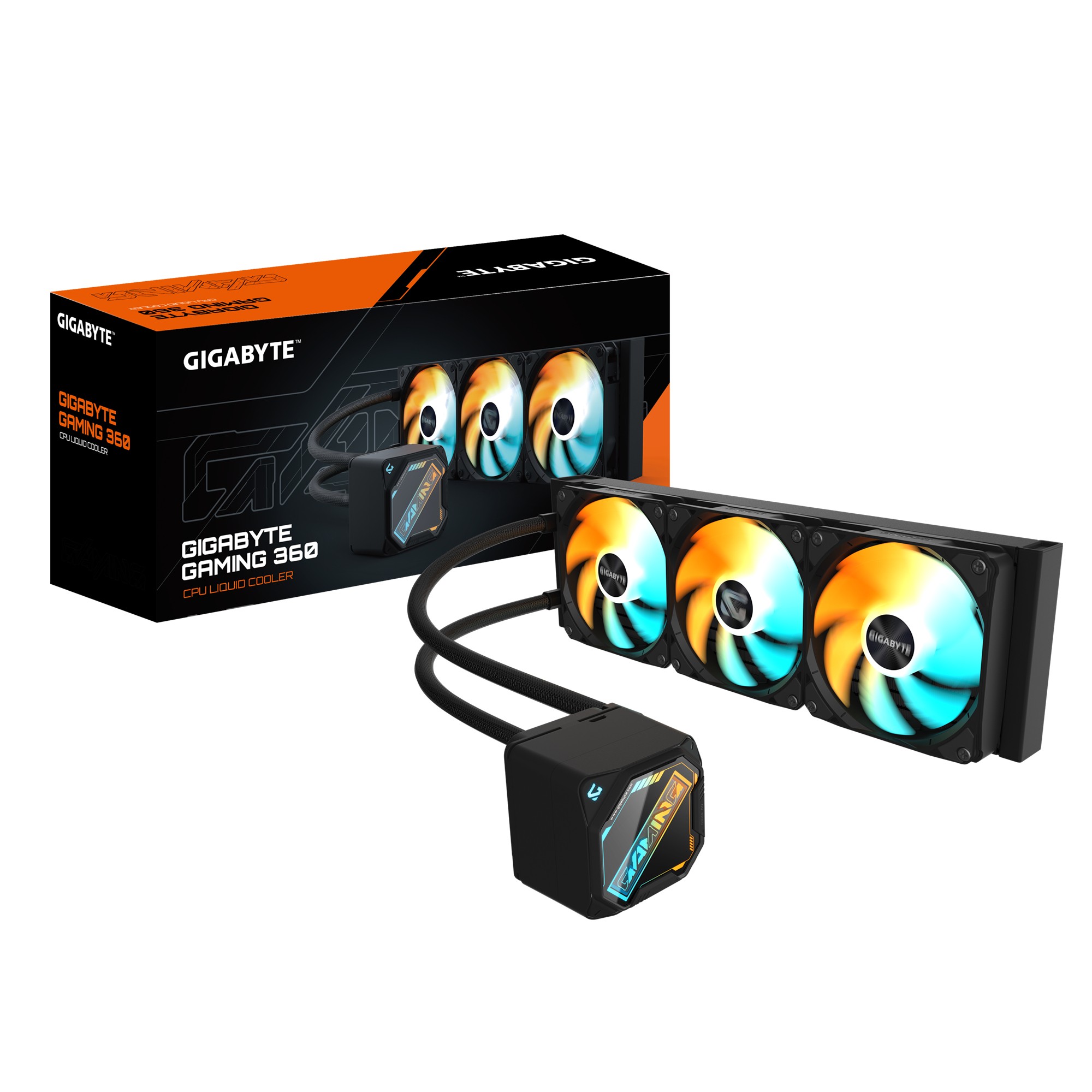 Dissipatore a Liquido GIGABYTE GAMING RGB 360mm Nero - Immagine 1